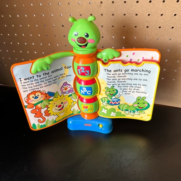 Vintage Fisher Price Laugh and Learn Storybook Rhymes Toy Talking Sounds 2002- - Picture 2 of 6